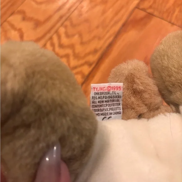 Ty Classics Bulldog Puppy Dog 1995 Vintage - Picture 5 of 5